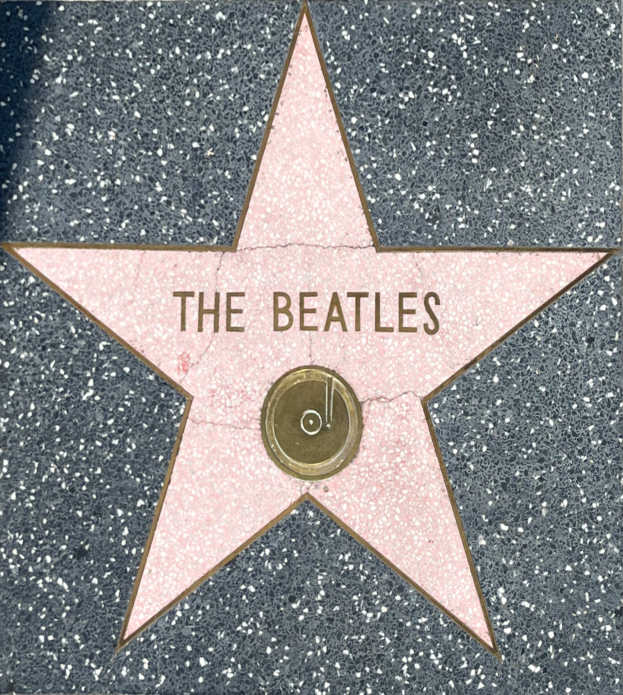 Ein Stern auf dem Hollywood Walk of Fame mit der Inschrift "The Beatles"