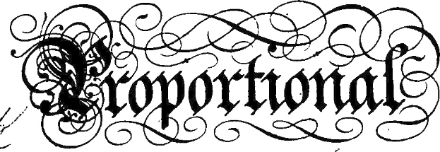 Schwarz-weißer kalligraphischer Schriftzug des Wortes "Korporation" mit kunstvollen Schwüngen und Verzierungen.