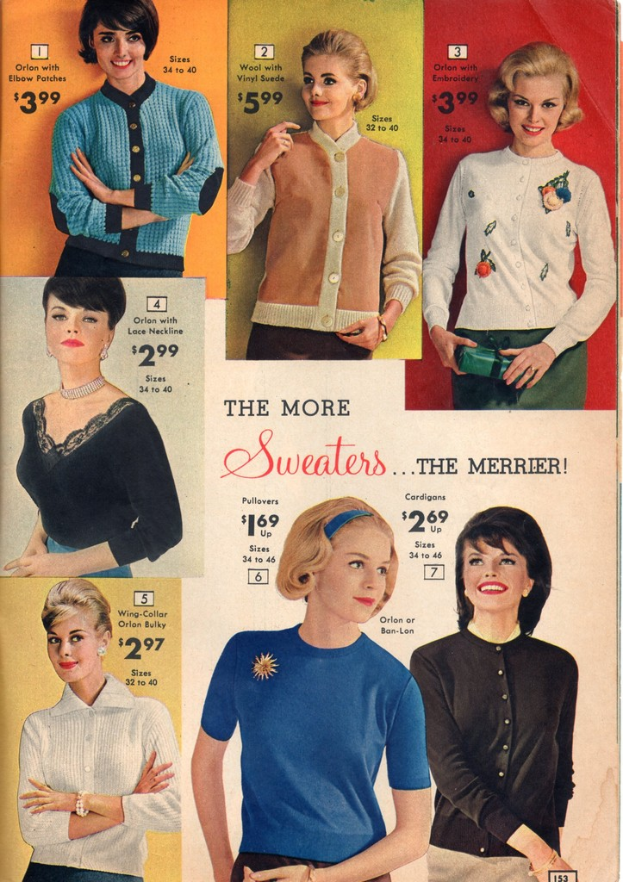Ein Collage-Bild mit verschiedenen Frauen in unterschiedlichen Kostümen, jede begleitet von Text und Geldbeträgen.